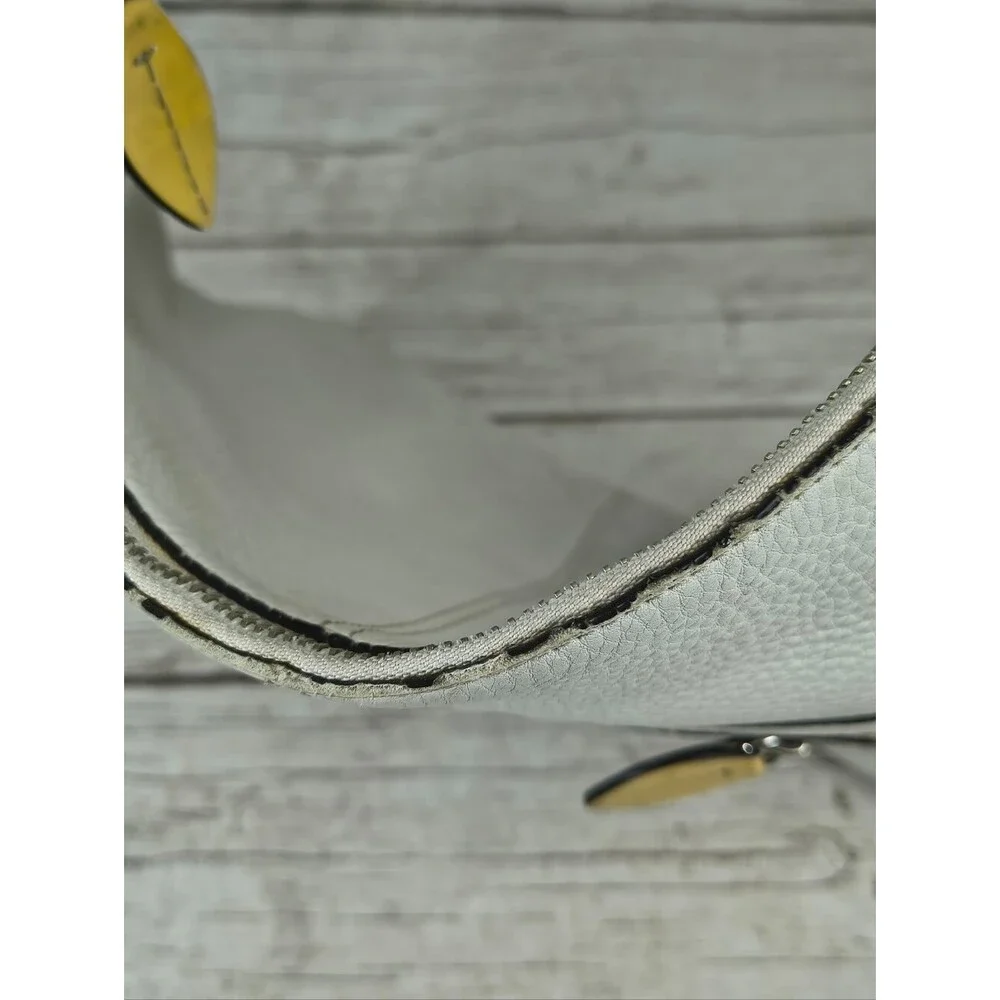 Coach Penelope cream pebbled leather shoulder bag J0882 13159